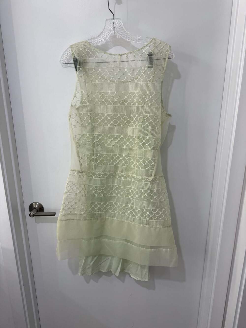 Free People Angel Lace and Crochet Dress Ivory Mini Dress - Picture 6 of 11